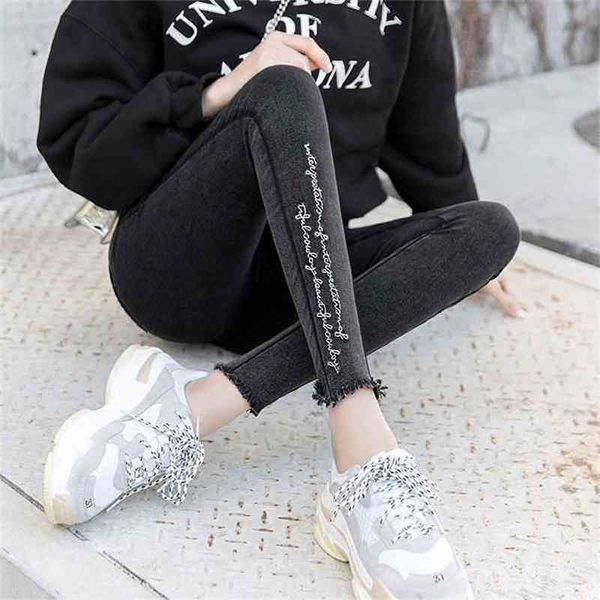 embroidery jeans high elastic boyfriend female washed denim skinny printed pencil pants ripped streetwear trousers 210629, Blue
embroidery jeans high elastic boyfriend female washed denim skinny printed pencil pants ripped streetwear trousers 210629, Blue