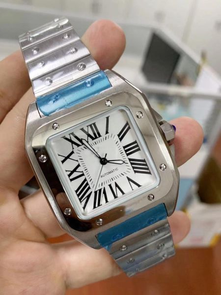 wristwatches men watch women quartz sapphire stainless steel square watches silver white gold bezel + quality 42mm, Slivery;brown
wristwatches men watch women quartz sapphire stainless steel square watches silver white gold bezel + quality 42mm, Slivery;brown