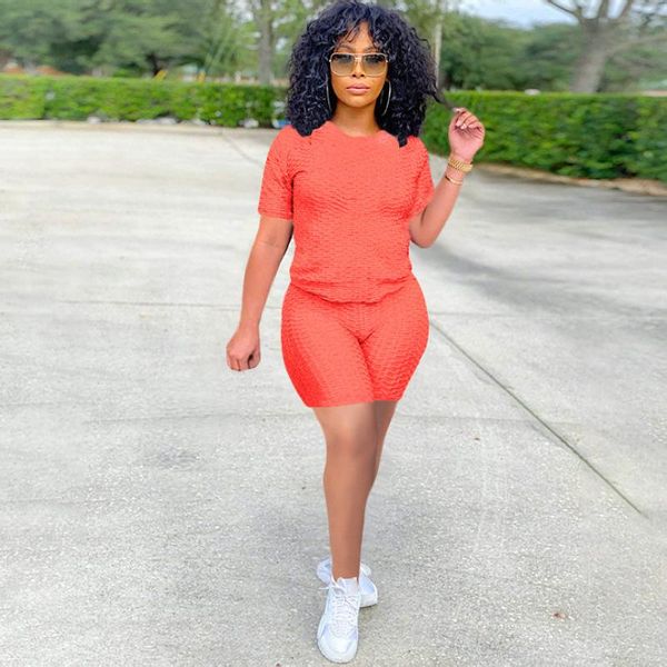 women's t-shirt solid color tee sports suit short sleeve high waist pants two-piece set o-neck casual home clothes summer, White
women's t-shirt solid color tee sports suit short sleeve high waist pants two-piece set o-neck casual home clothes summer, White