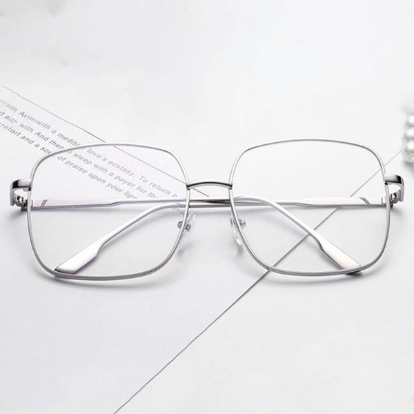 sunglasses fashion square metal myopia frame glasses anti-blue eyewear spectacles, White;black
sunglasses fashion square metal myopia frame glasses anti-blue eyewear spectacles, White;black