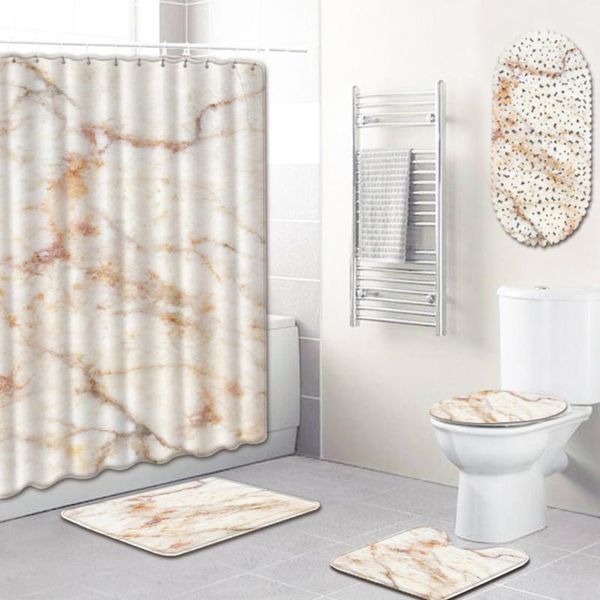 bath mats marble texture printing bathroom non-slip mat shower curtain carpet five-piece set decoration rug
bath mats marble texture printing bathroom non-slip mat shower curtain carpet five-piece set decoration rug