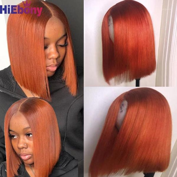 hiebony remy human hair bob lace front wig preplucked deep ginger 180% density 13x4 glueless wigs wigs1, Black;brown
hiebony remy human hair bob lace front wig preplucked deep ginger 180% density 13x4 glueless wigs wigs1, Black;brown