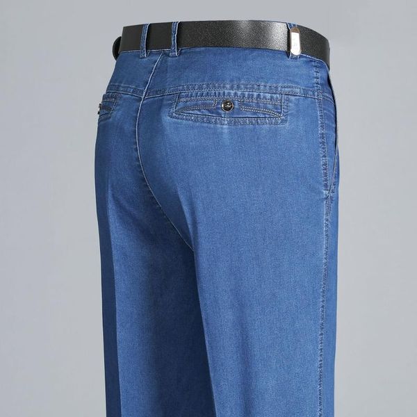 men's jeans 2022 autumn and winter thick casual stretch high waist straight loose trousers, Blue
men's jeans 2022 autumn and winter thick casual stretch high waist straight loose trousers, Blue