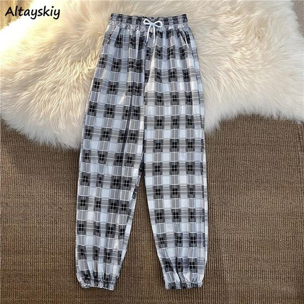 women's pants & capris women plaid bundle retro loose boyfriend casual students daily females trousers ulzzang fashion, Black;white
women's pants & capris women plaid bundle retro loose boyfriend casual students daily females trousers ulzzang fashion, Black;white