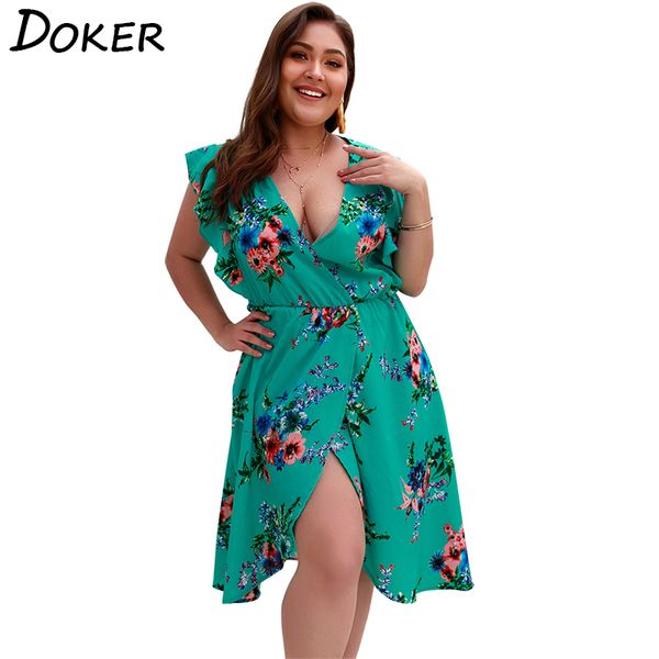 sleeveless v-neck printed cross loose dress floral ruffled frills knee-length dress ladies slim plus size women clothes 210423, Black;gray
sleeveless v-neck printed cross loose dress floral ruffled frills knee-length dress ladies slim plus size women clothes 210423, Black;gray