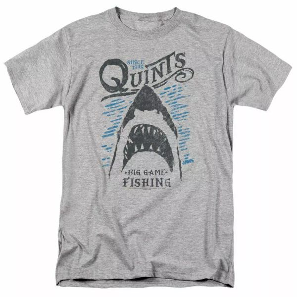 jaws big game fishing t shirt licensed shark movie retro tee classic sport grey, White;black
jaws big game fishing t shirt licensed shark movie retro tee classic sport grey, White;black