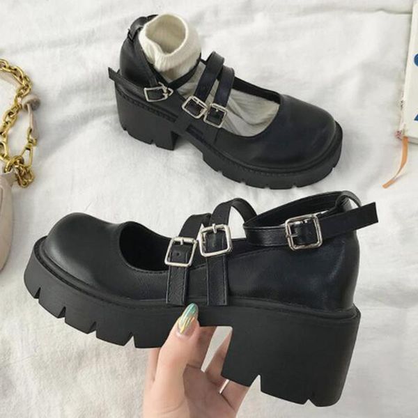 dress shoes autumn female lolita cute mary janes pumps platform wedges high heels women's sweet gothic punk woman cx134, Black
dress shoes autumn female lolita cute mary janes pumps platform wedges high heels women's sweet gothic punk woman cx134, Black