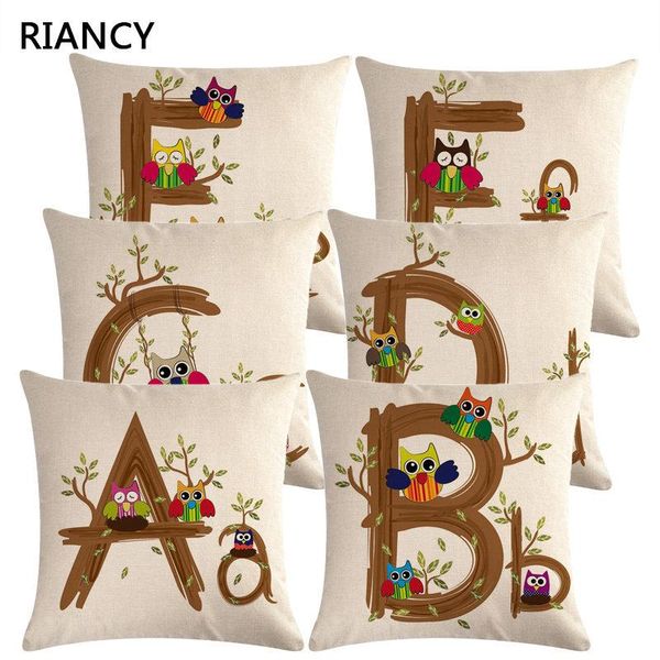 pcs letter alphabet pattern cotton linen throw pillow cushion cover car home sofa bed decorative pillowcase funda cojin 40639 cushion/decora
pcs letter alphabet pattern cotton linen throw pillow cushion cover car home sofa bed decorative pillowcase funda cojin 40639 cushion/decora