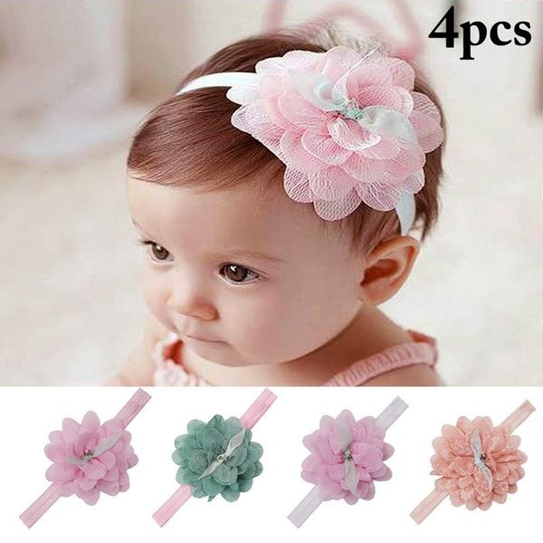 4pcs baby headband flower elastic lace hair band born infant headbands for girls headwear accessories, Slivery;white
4pcs baby headband flower elastic lace hair band born infant headbands for girls headwear accessories, Slivery;white