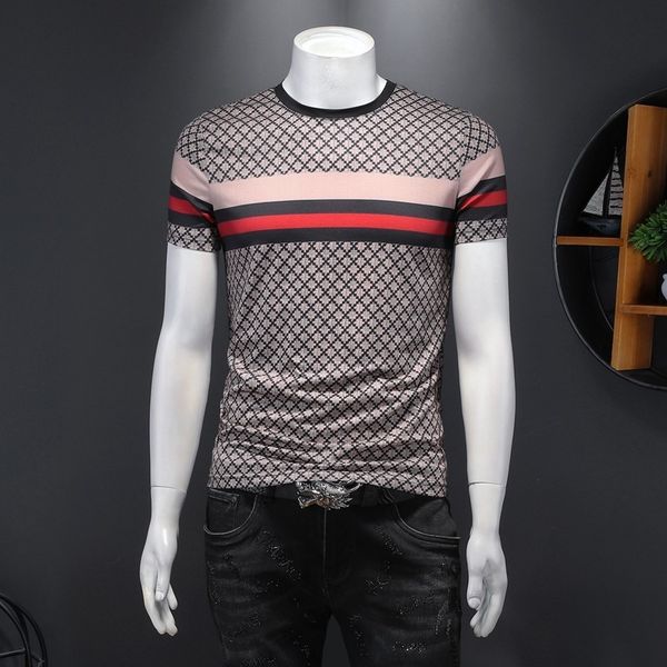 fashion t shirts men's short sleeve mercerized cotton round neck 2021 spring / summer half, White;black
fashion t shirts men's short sleeve mercerized cotton round neck 2021 spring / summer half, White;black