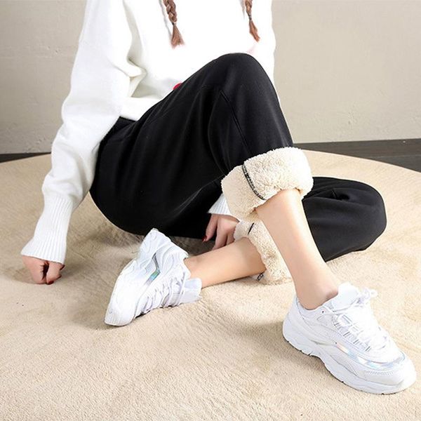 women's pants & capris women fleece trousers warm sport sweatpants winter harem female solid thick outdoor running pantalones, Black;white
women's pants & capris women fleece trousers warm sport sweatpants winter harem female solid thick outdoor running pantalones, Black;white