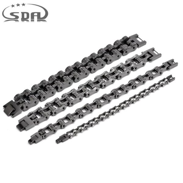 link, chain 2021 biker jewelry gun metal link bracelet vintage shiny motorcycle for men and women 7/10/16/22mm wide, Black
link, chain 2021 biker jewelry gun metal link bracelet vintage shiny motorcycle for men and women 7/10/16/22mm wide, Black