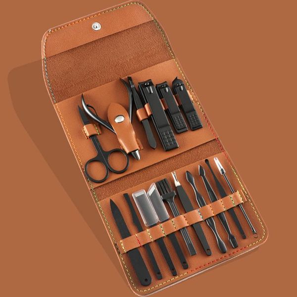 nail art kits 16pcs/ set cutter stainless steel scissors grooming kit tools leather home use professional manicure tslm1
nail art kits 16pcs/ set cutter stainless steel scissors grooming kit tools leather home use professional manicure tslm1