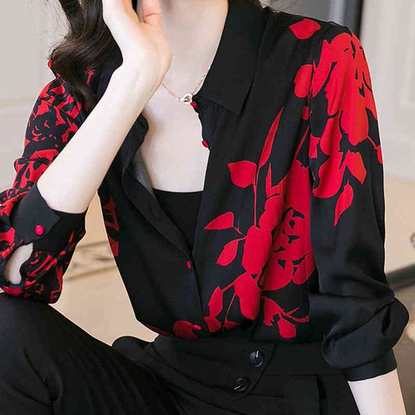 long sleeve blouse women blusas mujer de moda print chiffon blouse shirt turn down collar blouse women blouses e174 210426, White
long sleeve blouse women blusas mujer de moda print chiffon blouse shirt turn down collar blouse women blouses e174 210426, White
