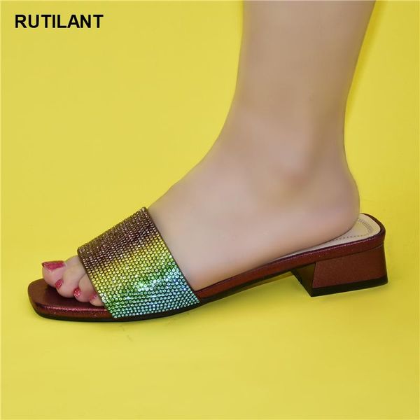 arrival italian women's low heel shoes decorated with rhinestones african party in multiple mix colors dress, Black
arrival italian women's low heel shoes decorated with rhinestones african party in multiple mix colors dress, Black