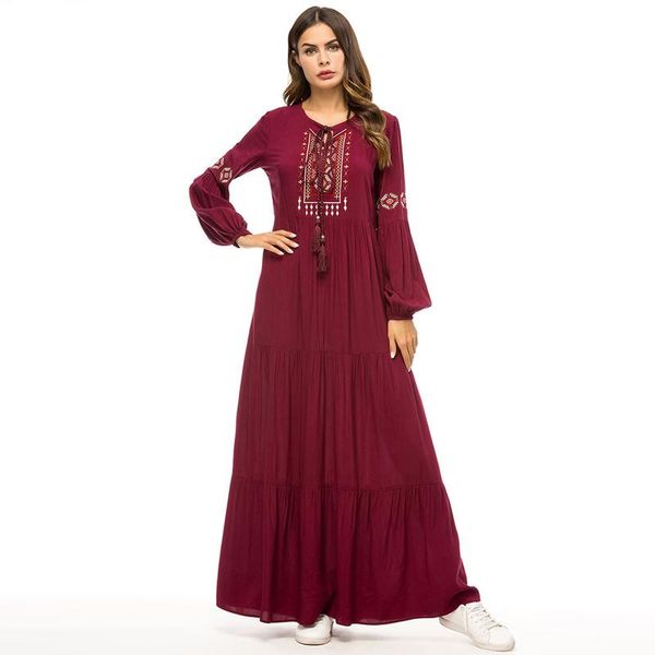 casual dresses long sleeve muslim abaya embroidery dress kimono robe gown loose style plus size jubah ramadan middle east islamic, Black;gray
casual dresses long sleeve muslim abaya embroidery dress kimono robe gown loose style plus size jubah ramadan middle east islamic, Black;gray