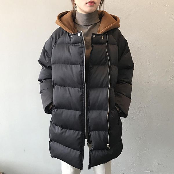 Women's Down & Parkas Fashion Cotton Coat Female Loose Hooded Warm Winter Jacket Women Clothing Parka Thicken Oversize Padded Q21361 E2RT, Black
Women's Down & Parkas Fashion Cotton Coat Female Loose Hooded Warm Winter Jacket Women Clothing Parka Thicken Oversize Padded Q21361 E2RT, Black