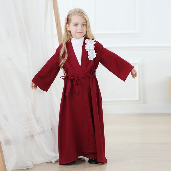 2021 eid mubarak girls kaftan abaya dubai kimono turkey hijab muslim dress islam clothing abayas for kids robe musulman children, Red
2021 eid mubarak girls kaftan abaya dubai kimono turkey hijab muslim dress islam clothing abayas for kids robe musulman children, Red