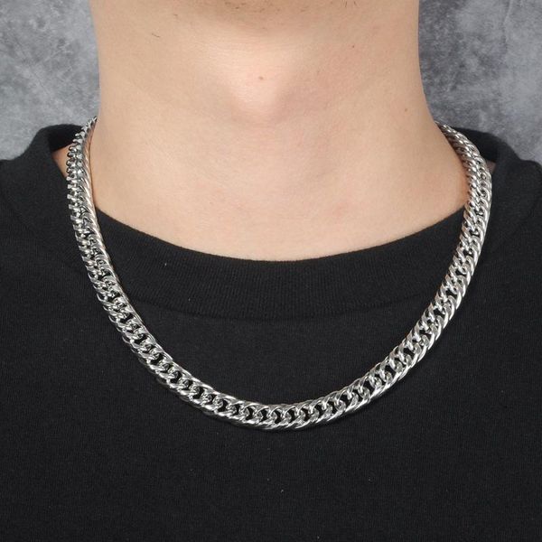 chains hip hop cuban link chain necklace 10mm gold silver rainbow color stainless steel jewelry for men
chains hip hop cuban link chain necklace 10mm gold silver rainbow color stainless steel jewelry for men