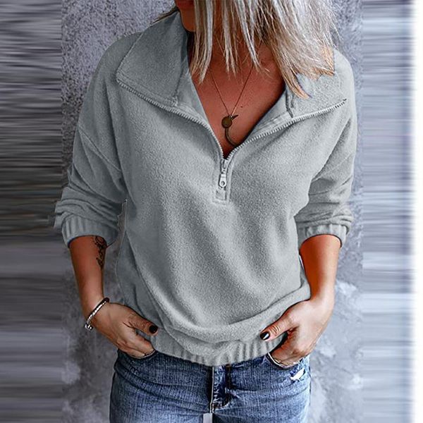 women's hoodies & sweatshirts women autumn/winter long sleeve solid stand up collar zip plush sweatshirt plus size 3xl harajuku korean, Black
women's hoodies & sweatshirts women autumn/winter long sleeve solid stand up collar zip plush sweatshirt plus size 3xl harajuku korean, Black
