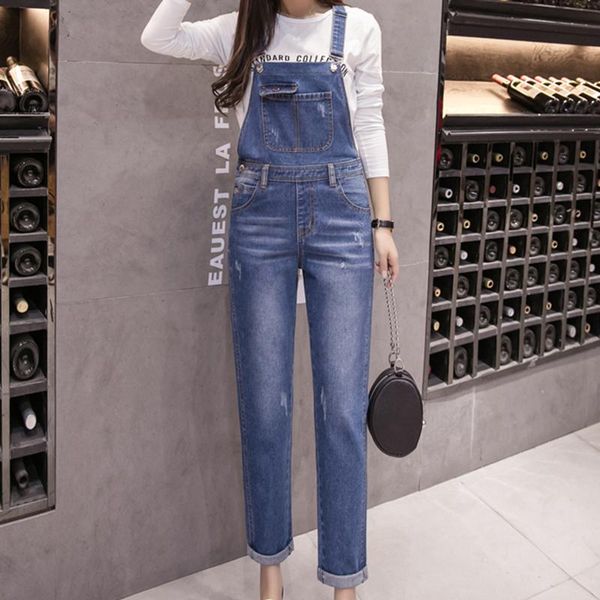 women's jumpsuits & rompers spring autumn jean jumpsuit women denim overalls plus size solid loose ankle-length pants casual macacao fe, Black;white
women's jumpsuits & rompers spring autumn jean jumpsuit women denim overalls plus size solid loose ankle-length pants casual macacao fe, Black;white