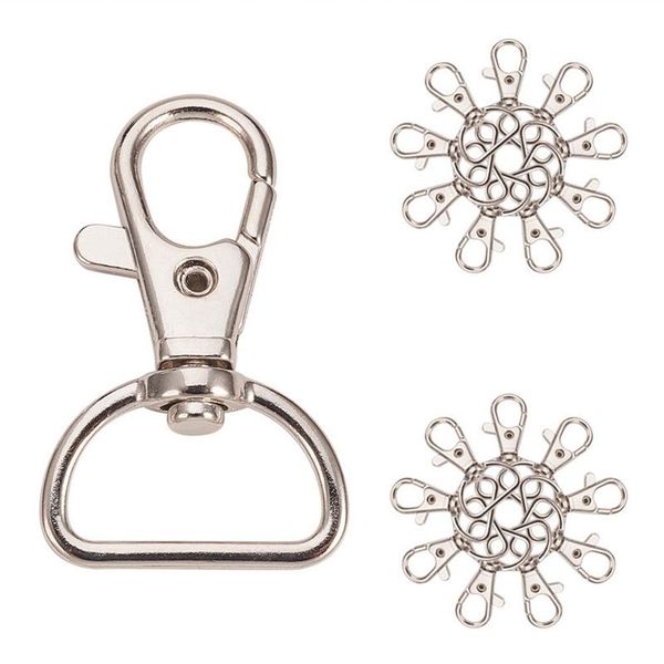 keychains 20pcs swivel snap hooks and d rings key chain clip for lanyard sewing projects, Silver
keychains 20pcs swivel snap hooks and d rings key chain clip for lanyard sewing projects, Silver