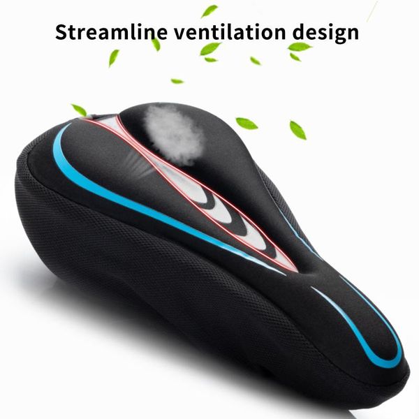soft thickened bicycle seat breathable saddle cover comfortable foam mountain bike cycling pad cushion cove saddles 
soft thickened bicycle seat breathable saddle cover comfortable foam mountain bike cycling pad cushion cove saddles
