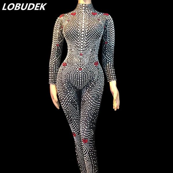 women's jumpsuits & rompers bling rhinestones pearls elastic jumpsuit nightclub women luxurious costume singer concert celebration host, Black;white
women's jumpsuits & rompers bling rhinestones pearls elastic jumpsuit nightclub women luxurious costume singer concert celebration host, Black;white