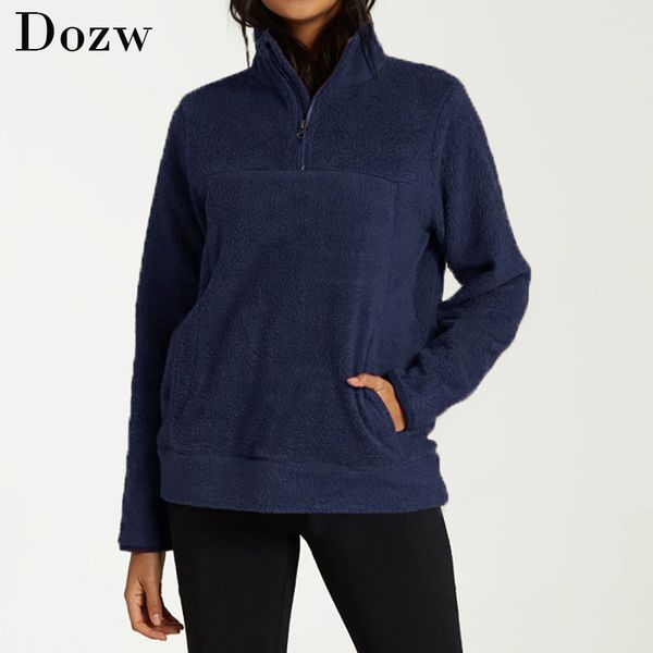 women hoodies autumn winter warm zipper pocket hoodie casual long sleeve fleece pullover solid color women teddy sweatshirts 210414, Black
women hoodies autumn winter warm zipper pocket hoodie casual long sleeve fleece pullover solid color women teddy sweatshirts 210414, Black