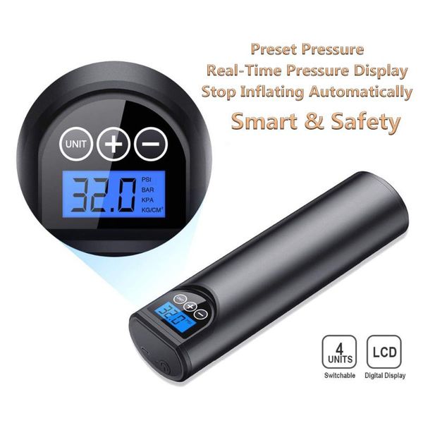 pneumatic tools 12v150psi air pump tire inflator led lighting auto shut off handheld 2000mah rechargeable compressor for car bike motorcycle
pneumatic tools 12v150psi air pump tire inflator led lighting auto shut off handheld 2000mah rechargeable compressor for car bike motorcycle