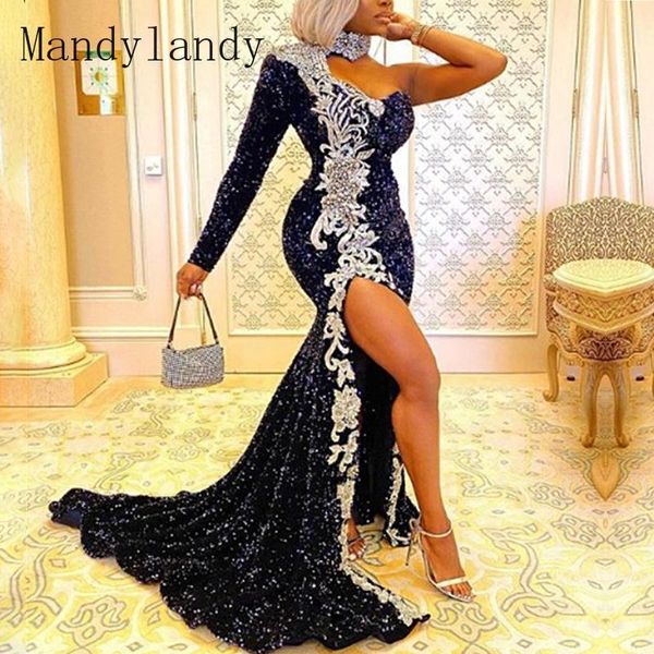 casual dresses mandylandy women's sequins embroidery evening party dress ladies elegant one shoulder high waist slit prom gown, Black;gray
casual dresses mandylandy women's sequins embroidery evening party dress ladies elegant one shoulder high waist slit prom gown, Black;gray