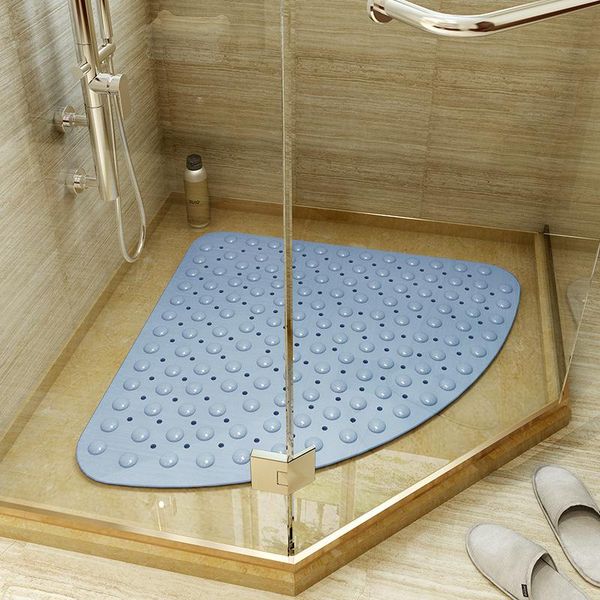 bath mats 54x54cm solid color fan-shaped bathroom non slip pad shower room massage foot household toilet hydrophobic floor fashion
bath mats 54x54cm solid color fan-shaped bathroom non slip pad shower room massage foot household toilet hydrophobic floor fashion