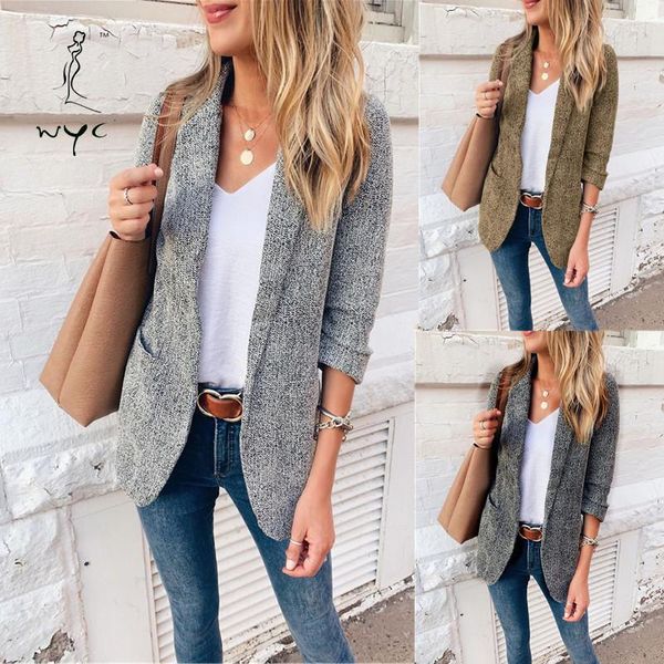 women's suits & blazers fashion casual oversized blazer women jackets female coats solid spring autumn ladies slim clothing plus size, White;black
women's suits & blazers fashion casual oversized blazer women jackets female coats solid spring autumn ladies slim clothing plus size, White;black
