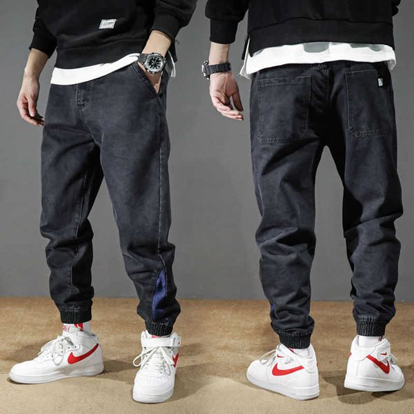 men's shorts autumn cotton jeans black harem pants loose korean style trendy jogger workwear casual baggy vintage men r4hj, White;black
men's shorts autumn cotton jeans black harem pants loose korean style trendy jogger workwear casual baggy vintage men r4hj, White;black