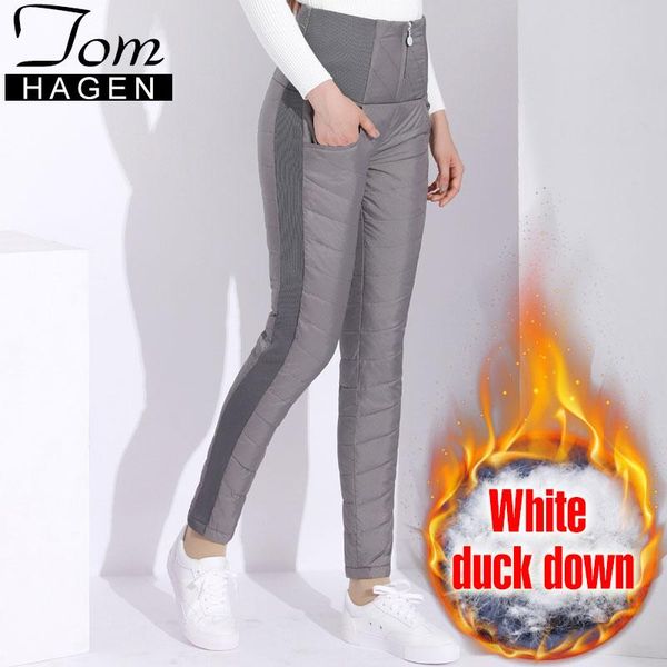 women's pants & capris winter black duck down women with high waist trousers for skinny warm casual windproof work, Black;white
women's pants & capris winter black duck down women with high waist trousers for skinny warm casual windproof work, Black;white