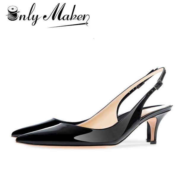 sandals women's pointed toe 6.5cm high heel slingback ankle strap kitten heels stiletto sandals, Black
sandals women's pointed toe 6.5cm high heel slingback ankle strap kitten heels stiletto sandals, Black