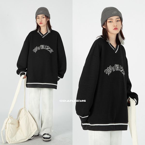 women's t shirt long sleeved v-neck clothing 2021 spring and autumn loose casual ins letter printing student women's sweater trend, White
women's t shirt long sleeved v-neck clothing 2021 spring and autumn loose casual ins letter printing student women's sweater trend, White