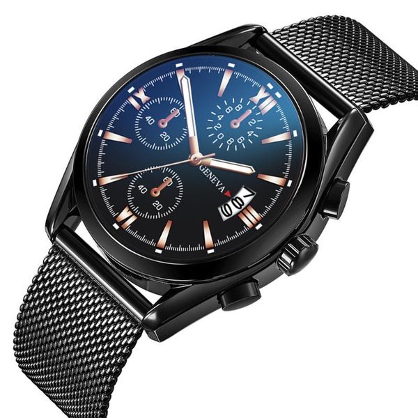 wristwatches reloj clock stainless steel men watch three-eye saat large business watches relogio masculino #a, Slivery;brown
wristwatches reloj clock stainless steel men watch three-eye saat large business watches relogio masculino #a, Slivery;brown