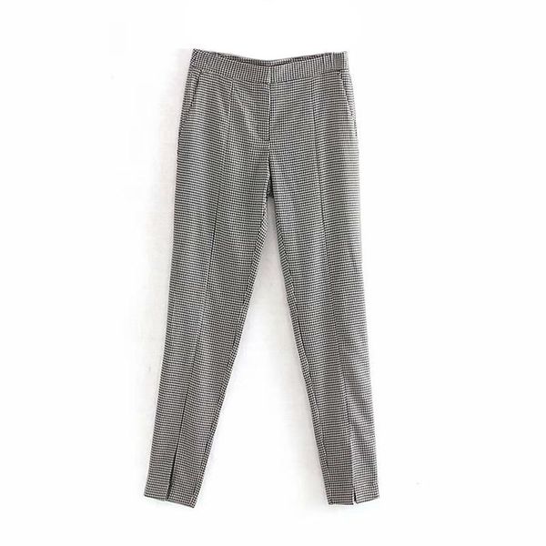 women's pants & capris elegant pleated plaid women long length lattice fashion office lady trousers pockets zipper bottoms pantalones, Black;white
women's pants & capris elegant pleated plaid women long length lattice fashion office lady trousers pockets zipper bottoms pantalones, Black;white