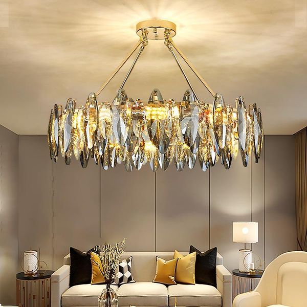 chandeliers light luxury crystal chandelier for living room bedroom lamp high grade atmosphere dining 2021 style