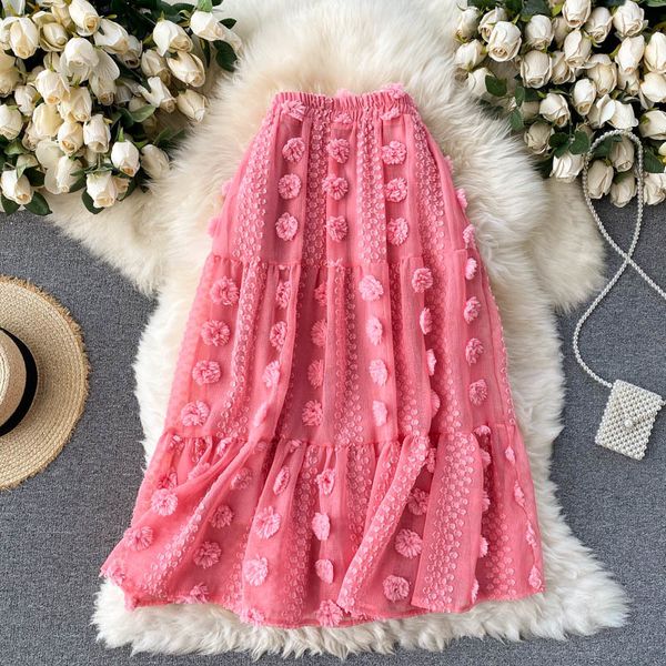 singreiny design three-dimensional dot skirts women elegant solid korean a-line skirt summer casual loose high waist midi skirt 210419, Black
singreiny design three-dimensional dot skirts women elegant solid korean a-line skirt summer casual loose high waist midi skirt 210419, Black