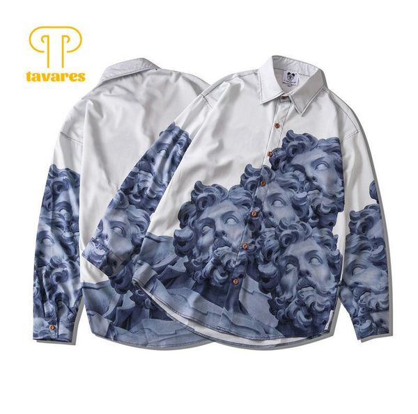 men's casual shirts tavares men sculpture summer short long sleeve shirt hawaii beach oversize women harujuku vintage blouse white, White;black
men's casual shirts tavares men sculpture summer short long sleeve shirt hawaii beach oversize women harujuku vintage blouse white, White;black
