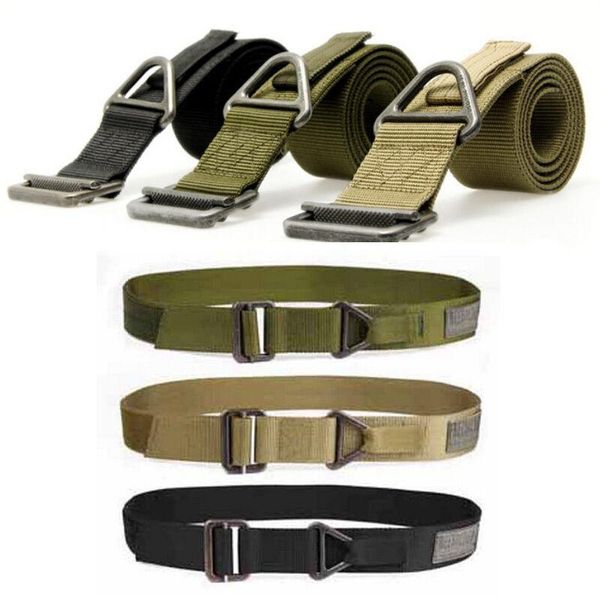 belts survival adjustable tactical belt combat military emergency rescue rigger strap, Black;brown
belts survival adjustable tactical belt combat military emergency rescue rigger strap, Black;brown