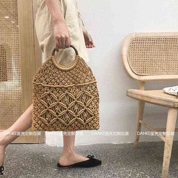 shopping bags retro hollow cotton mesh woven handbags for women circle wooden handle beach fashion net summer shopper purses ins 220301
shopping bags retro hollow cotton mesh woven handbags for women circle wooden handle beach fashion net summer shopper purses ins 220301