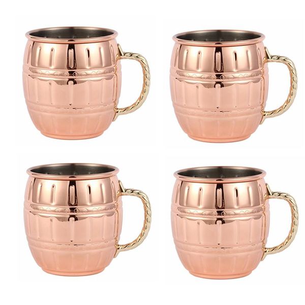 mugs 540ml 18oz stainless steel with copper plating barrel moscow mule mug coffee (set of 4)
mugs 540ml 18oz stainless steel with copper plating barrel moscow mule mug coffee (set of 4)