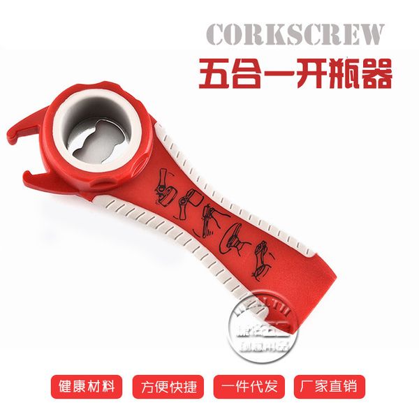 beer stainls steel creative bottle five in one multifunctional can opener
beer stainls steel creative bottle five in one multifunctional can opener