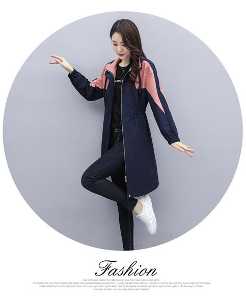 women's trench coats windbreaker ladies mid-length korean casual 2021 spring and autumn clothes temperament is thin coat jacket trend, Tan;black
women's trench coats windbreaker ladies mid-length korean casual 2021 spring and autumn clothes temperament is thin coat jacket trend, Tan;black