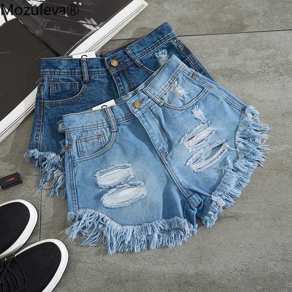 mozuleva summer women high waist denim shorts fashion women short jeans frayed hole female super cool flash shorts femme 210706, Blue
mozuleva summer women high waist denim shorts fashion women short jeans frayed hole female super cool flash shorts femme 210706, Blue