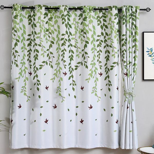 curtain & drapes nordic green leaves blackout curtains for children's bedroom short
curtain & drapes nordic green leaves blackout curtains for children's bedroom short