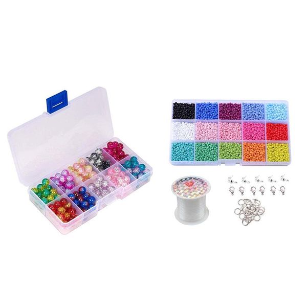 other 200x transparent cracked glazed glass beads & 7500pc 3mm rice 15 boxes diy beaded fish line lobster buckle
other 200x transparent cracked glazed glass beads & 7500pc 3mm rice 15 boxes diy beaded fish line lobster buckle